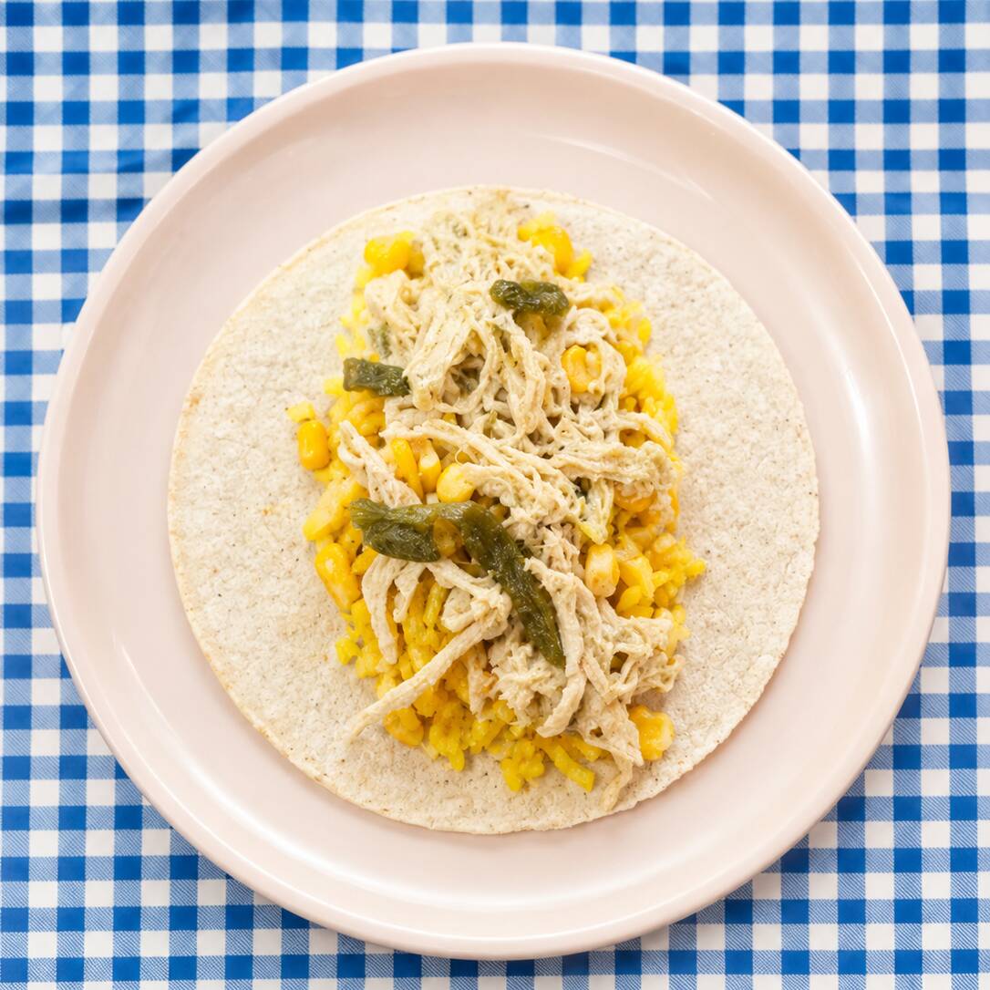 Pollo en rajas
