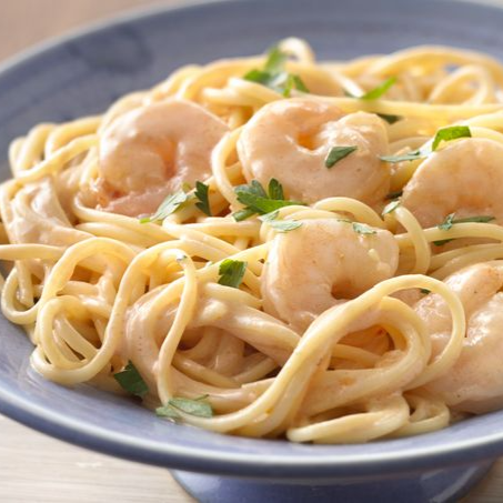 Spaghetti con camaron