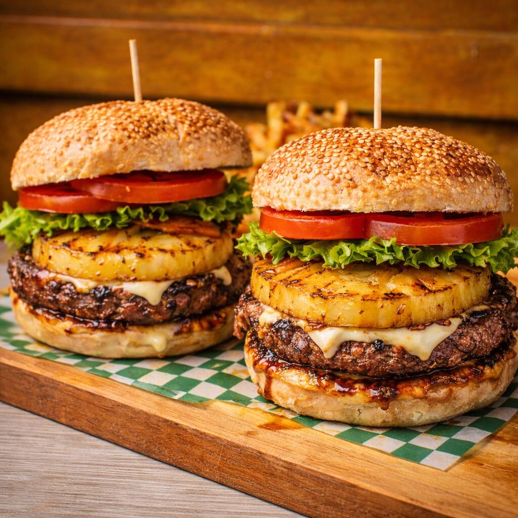 Burgers Hawainas 🔥