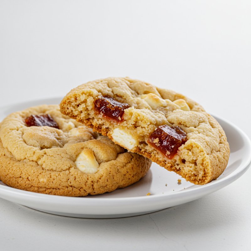 Galleta de Chocolate Blanco y Bocadillo