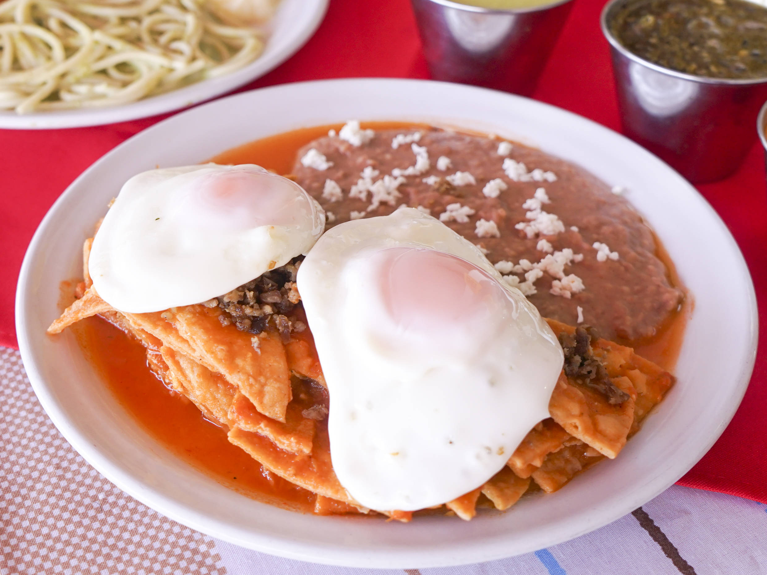 Chilaquiles Empresariales con Carne asada