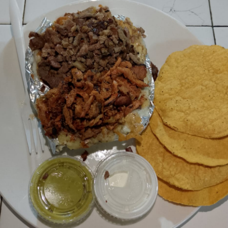 Papa Asada Mixta