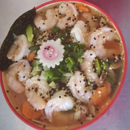 Ramen de Camarón