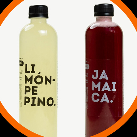 Agua fresca limon o jamaica medio litro