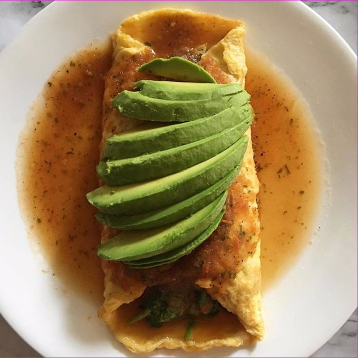 Omelette de Aguacate