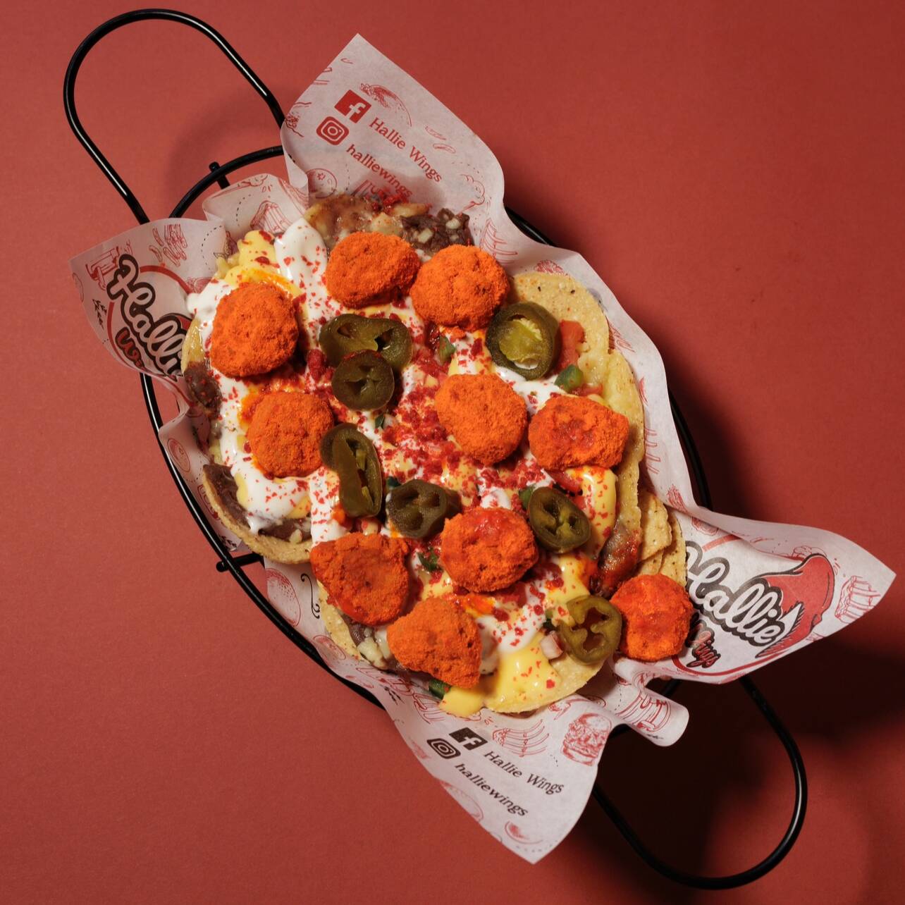 Nachos con Boneless