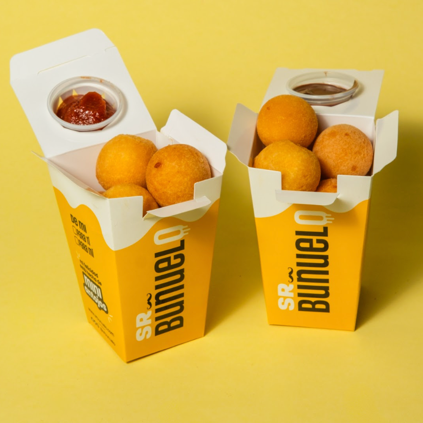 2 Cajitas Mini Buñuelos