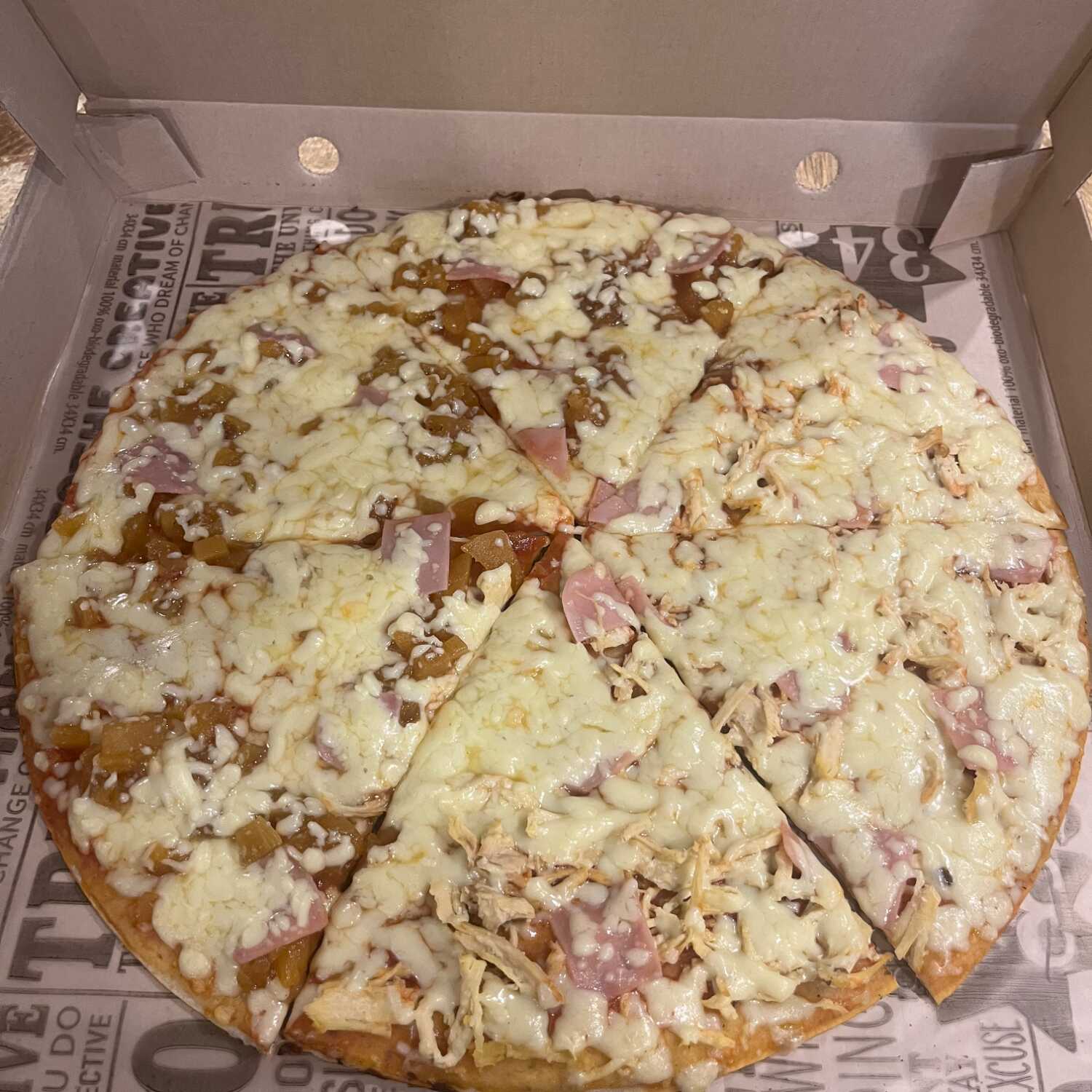 Pizza Mediana 33cm x6 porciones