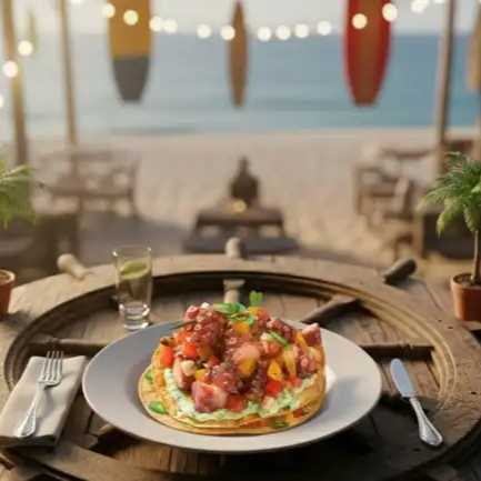 Tostada de Ceviche