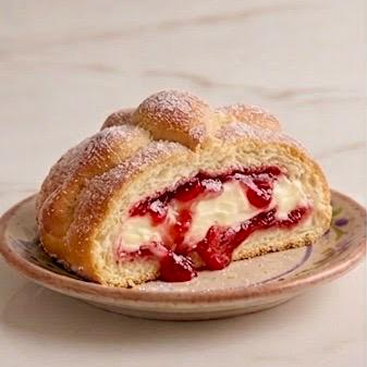 Mini Pan de Muerto Philadelphia-Fresa