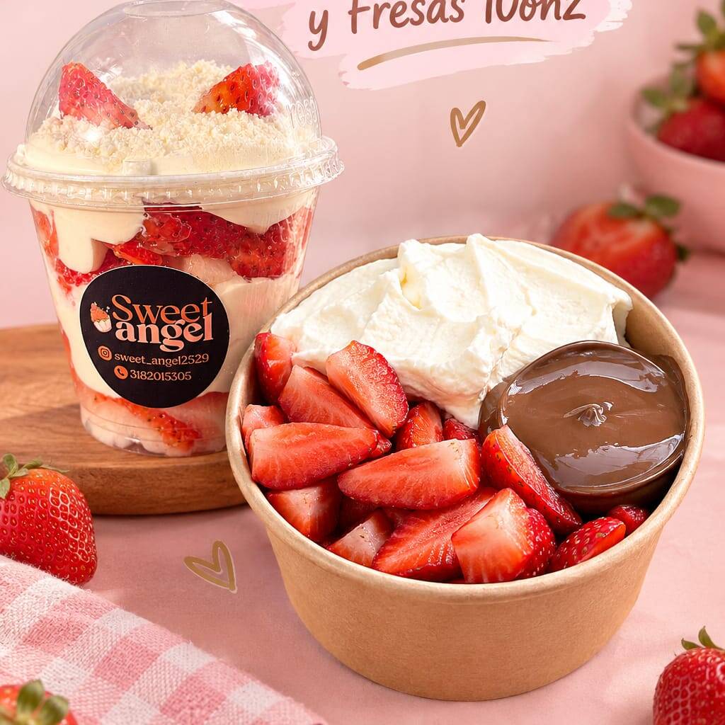 Combo Bowl Fresas + Fresitas 10Onz