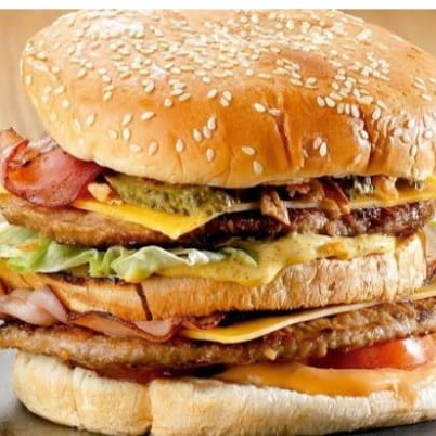 HAMBURGUESA WAHAIANA, CON PEPSI Y PAPAS GRATIS