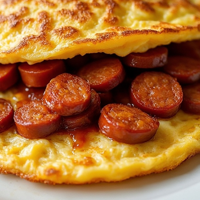 Omelete con Chorizo