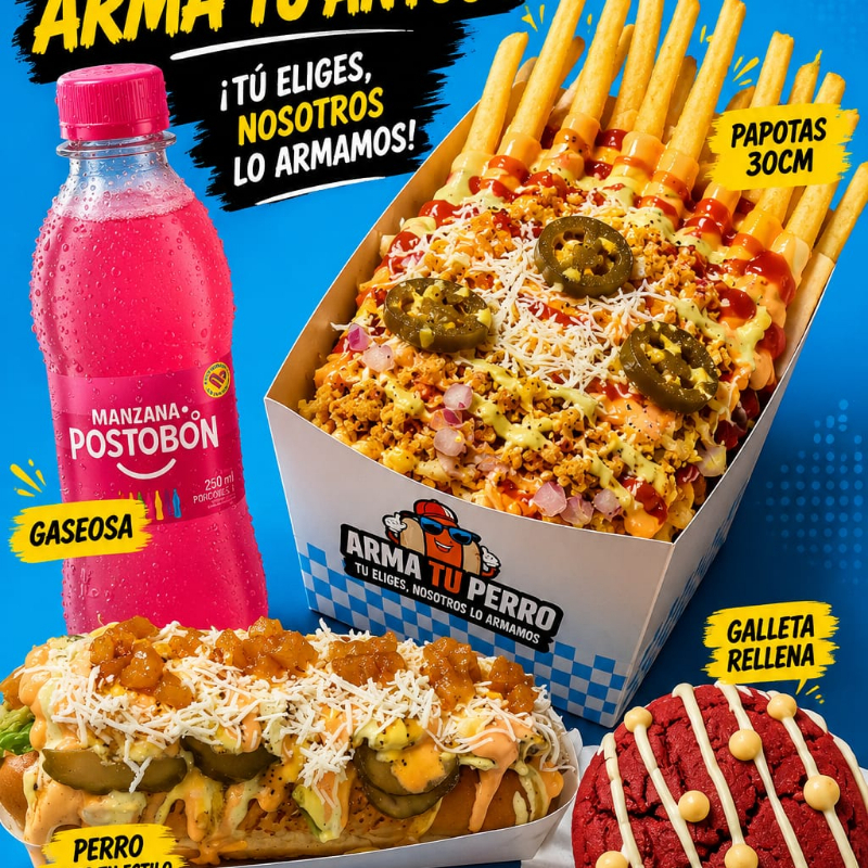 Combo 3, Un Perro De 20 Cm, Papotas, Galleta Dulce