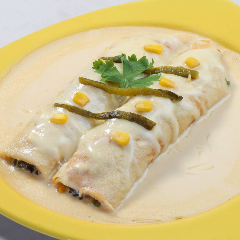 Crepa de Rajas Gratinadas