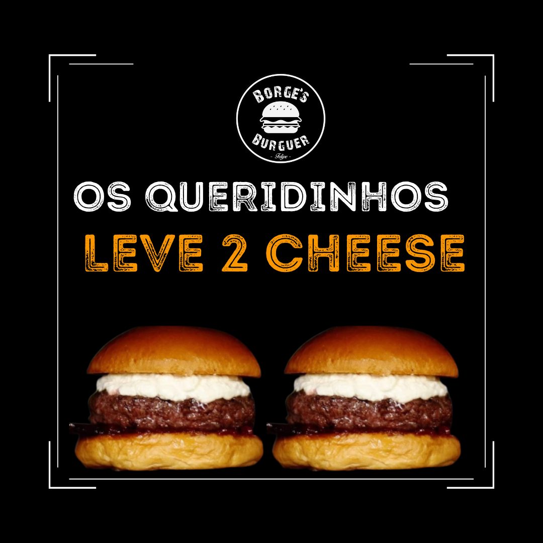 2 Borges Cream Cheese (Polenghi) + Guaraná antártica 1l. Pão amanteigado levemente selado, carne artesanal 120g, Cream Cheese Polenghi , Alface, Tomate e Molho Especial que é uma delíciaaa