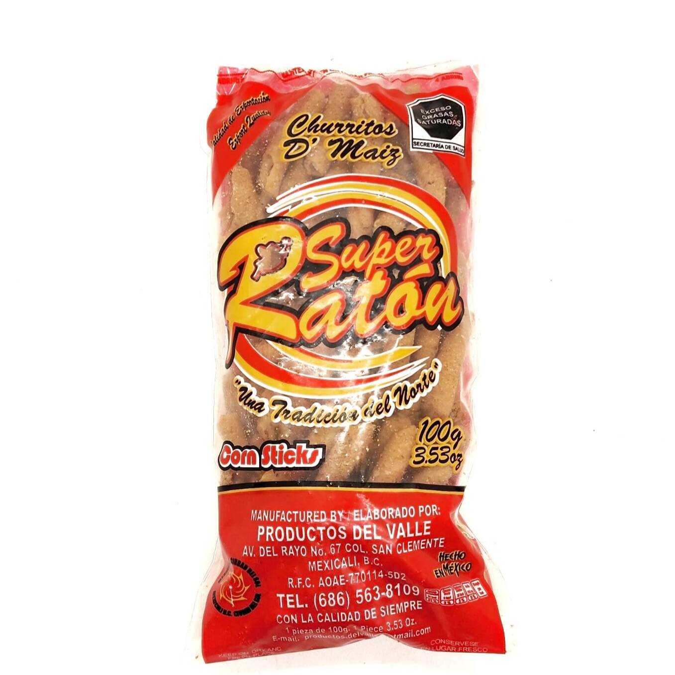 Churritos Raton 100 Gr