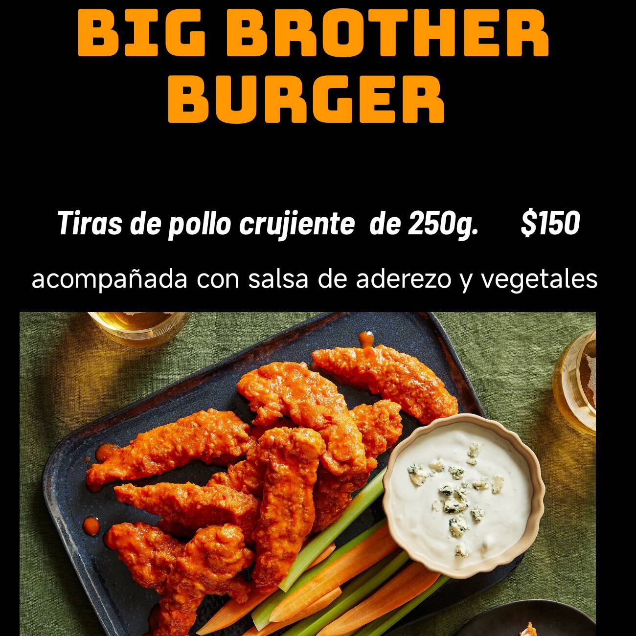 Tiras de pollo