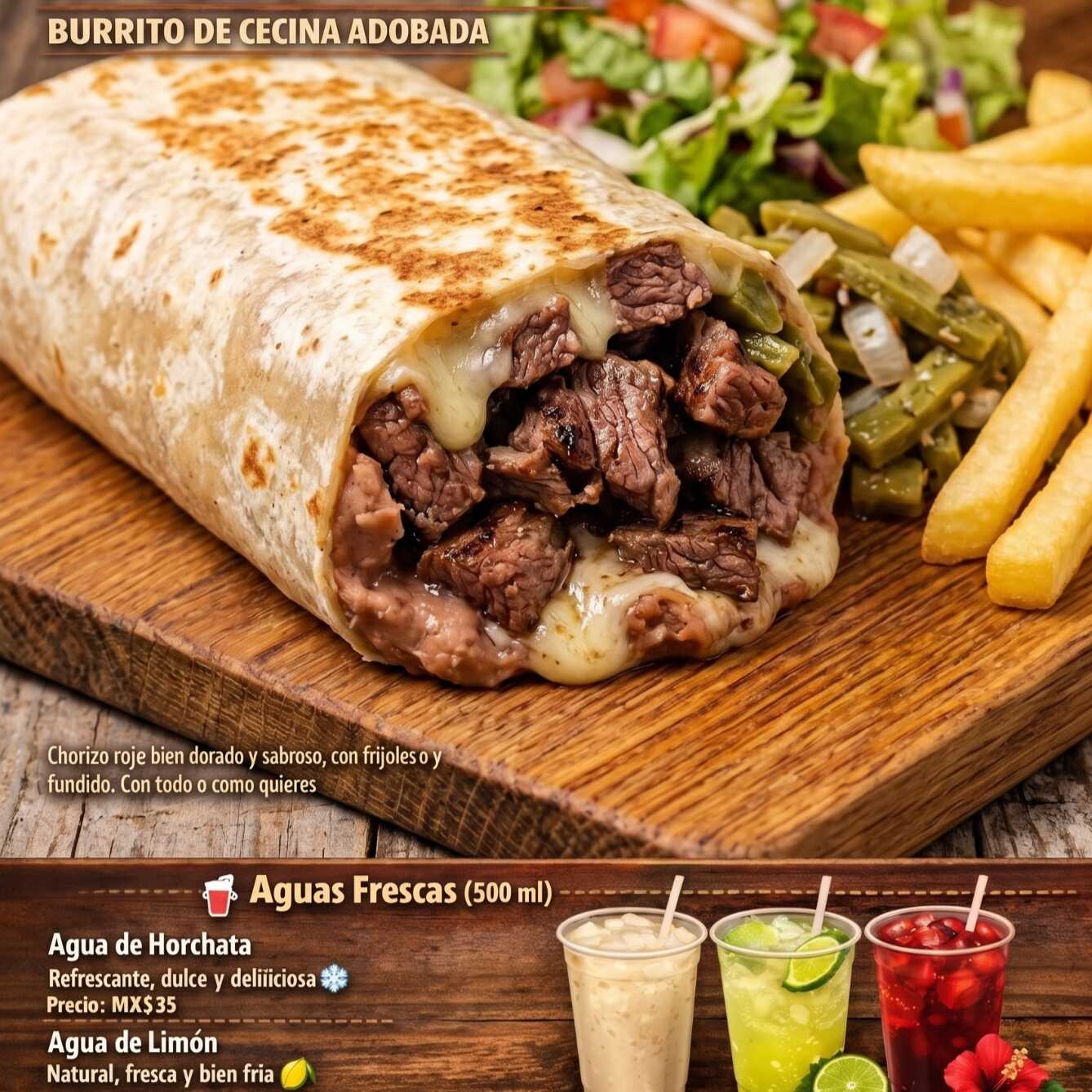 Burrito de Bistec