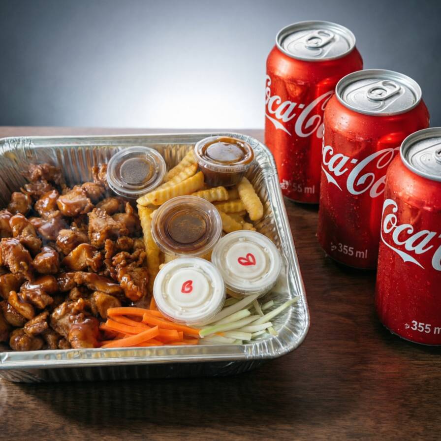 Pa' que Te Llenes (1 Snack+1 Jumbo+ 3 Cocas 355ml)