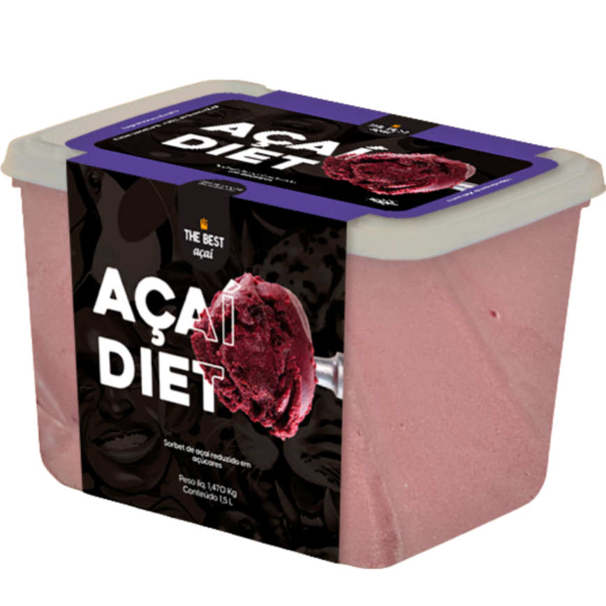 Todo o sabor do açaí que você ama, agora sem açúcar! O Açaí Zero Açúcar é feito com polpa 100% natural e adoçantes selecionados, garantindo uma textura cremosa e o mesmo sabor marcante do açaí tradicional só que mais leve.
