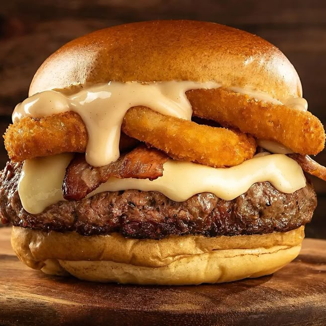 hamburguer, 2 ovos, presunto, mussarela.