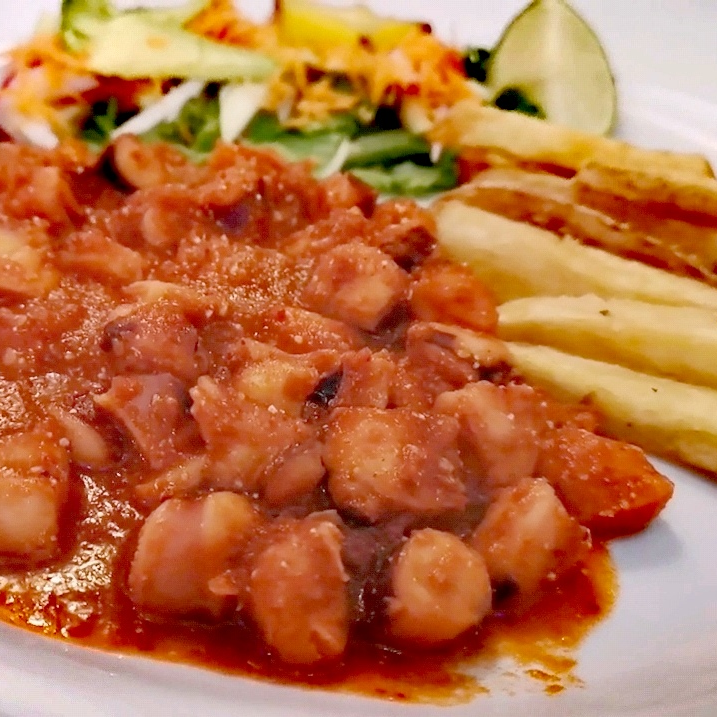 Pulpo a la Diabla