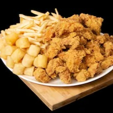 Franguinho Crocante + Batata + Aipim + 2 Molhos ( Para 4 - 5 Pessoas)