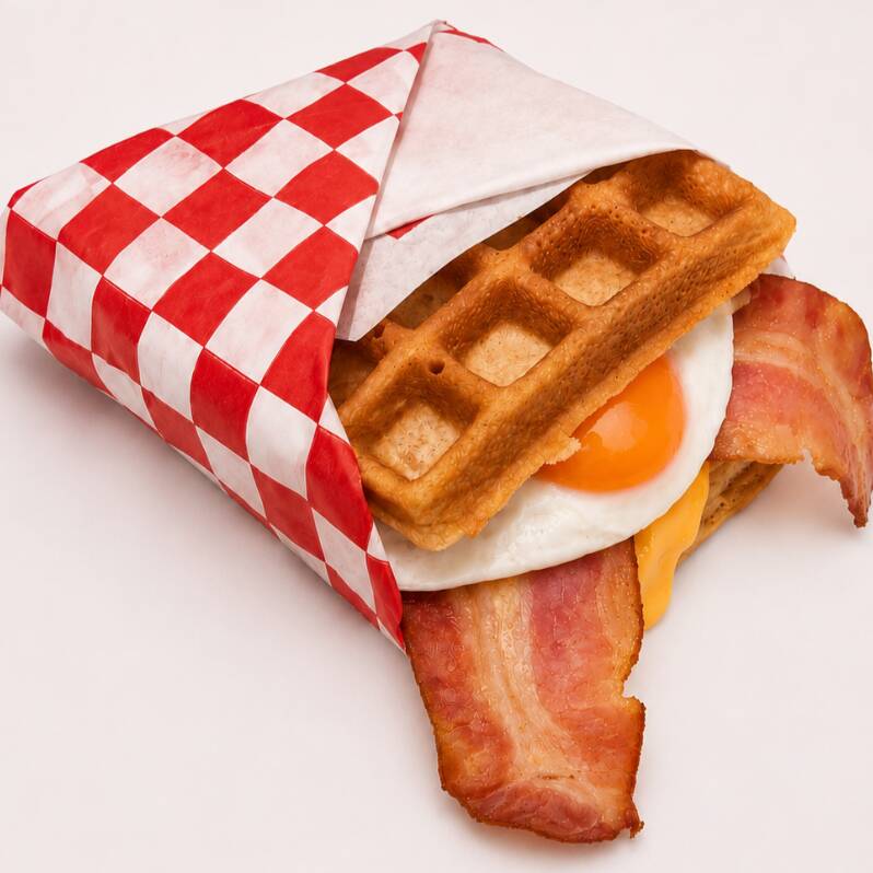 WAFFLE DE HUEVITO