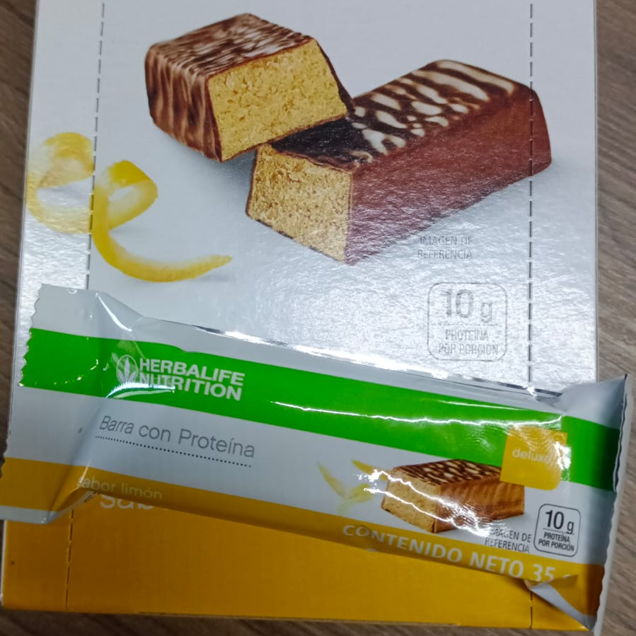 Barra Proteina Deluxe Sabor Limón