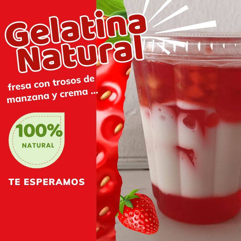 GELATINA DE FRESA
