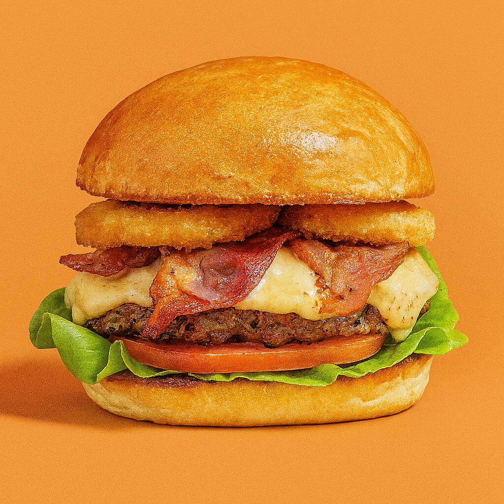 Hamburguesa Montecristo + Papas