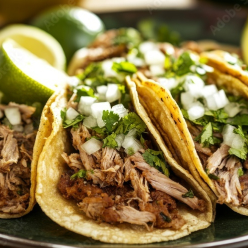 Tacos de Carnitas de Puerco