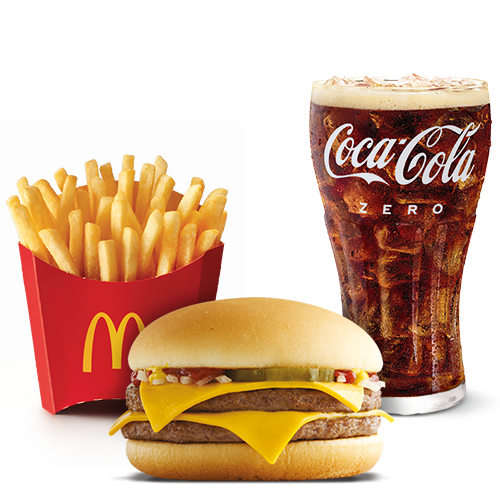 McCombo Mediano Doble Hamburguesa Con Queso