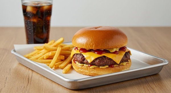 Mini Cheese Burger Combo
