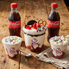 2 Fresa Peq + 1 Fresa Med + 2 Coca Colas