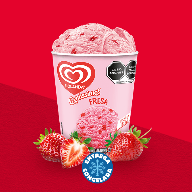 Helado de Fresa 900ML
