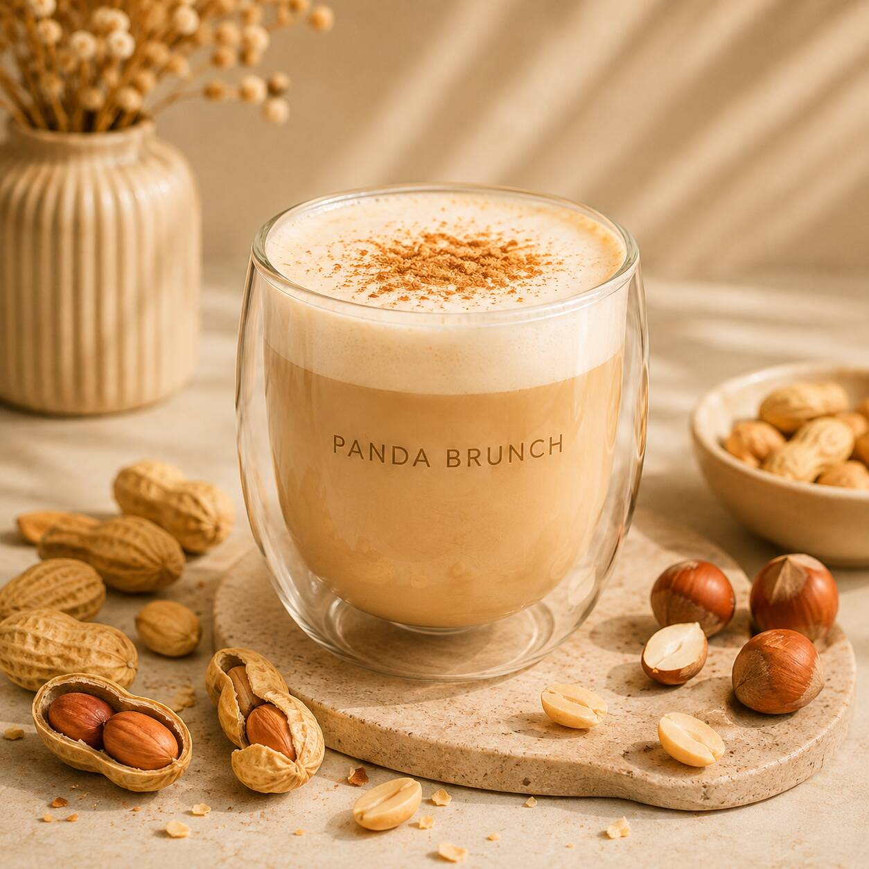 Peanut Coffee Latte 12 oz