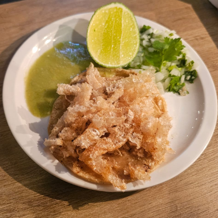 Taco de chicharrón