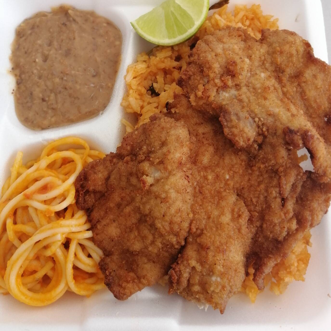 Comida Milanesa de Puerco