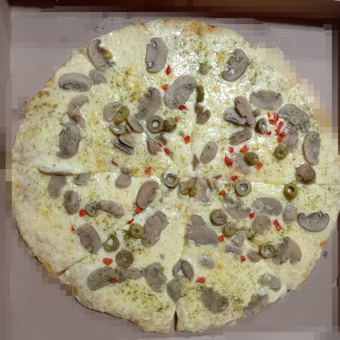 Pizza Francesa Vegetariana Familiar(8 Tajadas)