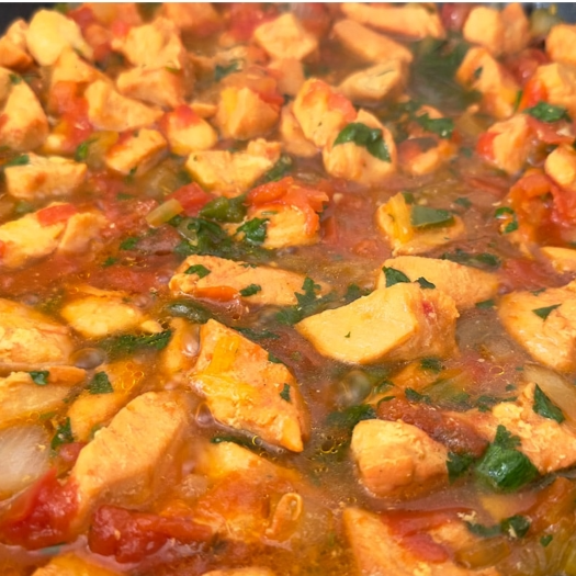Pechuga a la Mexicana