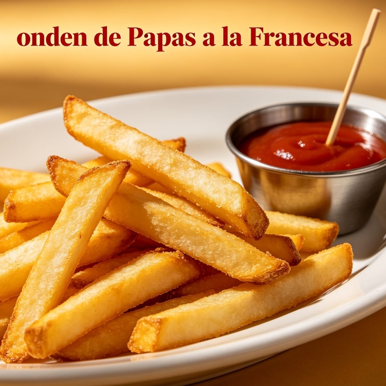 Orden de papas a la francesa