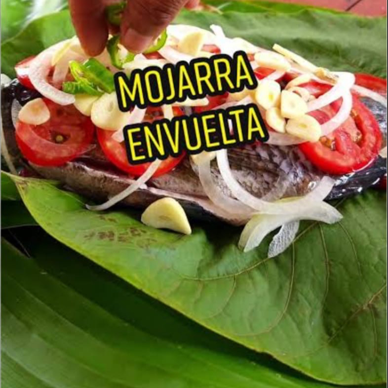 Mojarra 600 Gramos con su Acuyo o Hoja Santa