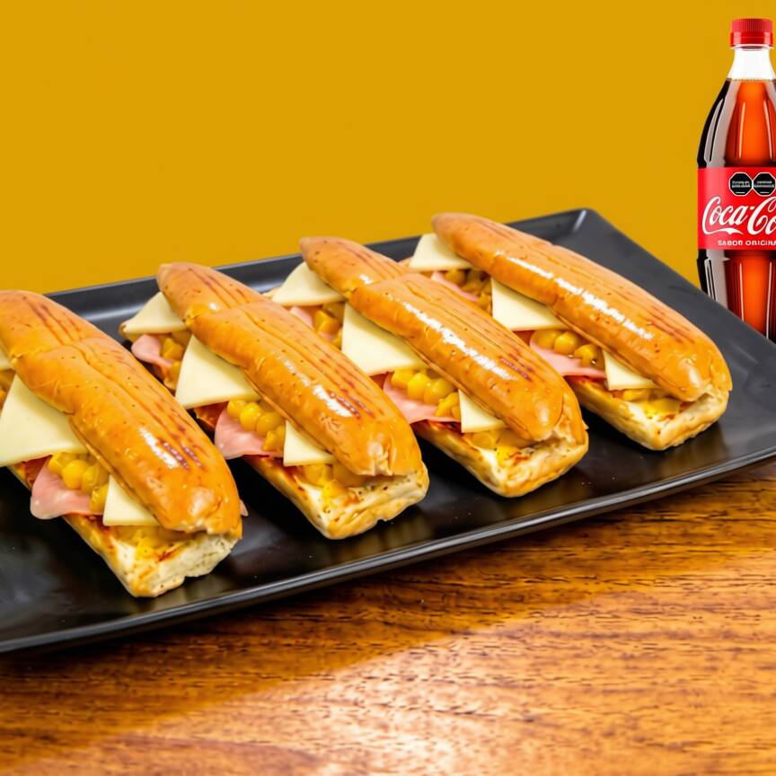 Combo 4 Colas Hawaianas + Bebida