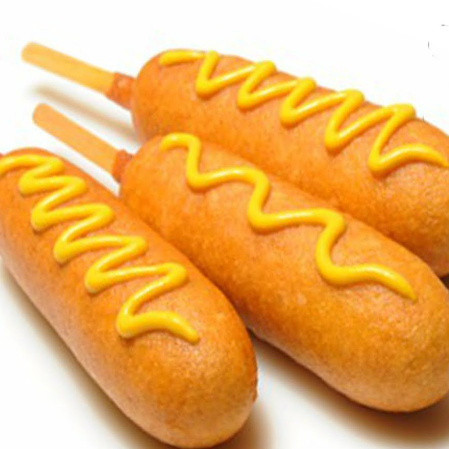 banderilla de salchicha con papas a la francesa