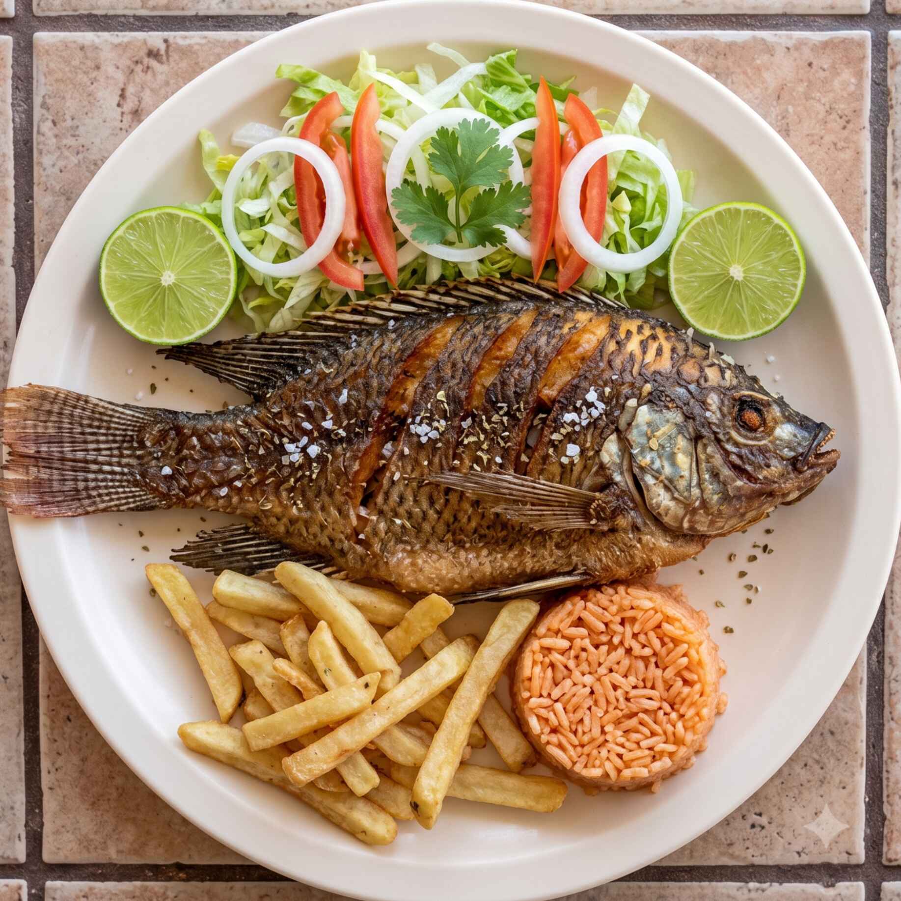 Mojarra Frita 550 a 750 Gramos