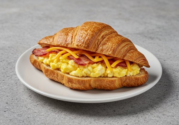Croissant de Tocino y Huevo