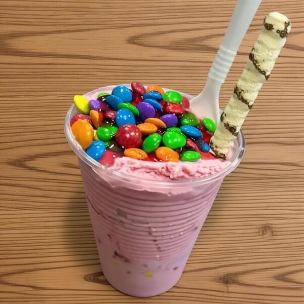Morango,Bombom de morango, Chocolate e Creme . Colocar o sabor na Observação.