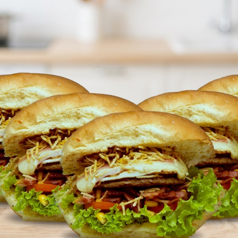 5 x burguer +refri 2l